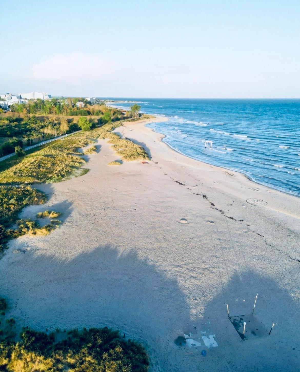 Derzeit Beliebt - Phaenomenaler Ausblick Auf Binnen- Und Ostsee Heiligenhafen Kültér fotó